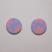 Bubblegum Blooms - Big Button Studs